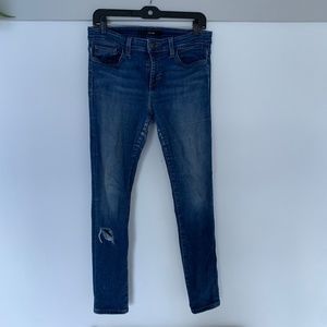 Joe's distressed skinny ankle jean 29